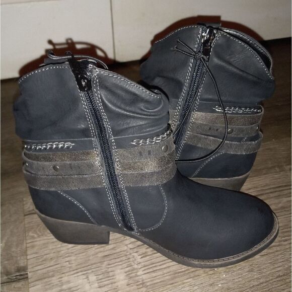 RUSTIC western style ladies boots sz 6 - Picture 6 of 8